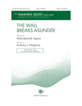 The Wall Breaks Asunder TTBB choral sheet music cover